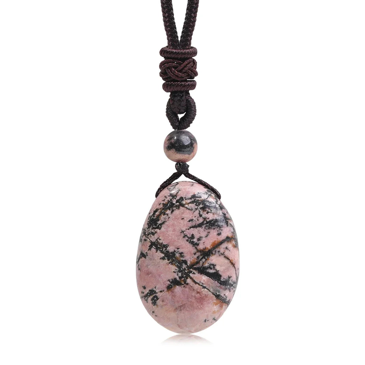 Natural Gemstone Pendant | Amethyst Rose Quartz Clear Quartz Stone Charm | 20x30mm Crystal Pendant for Necklace Jewelry Making