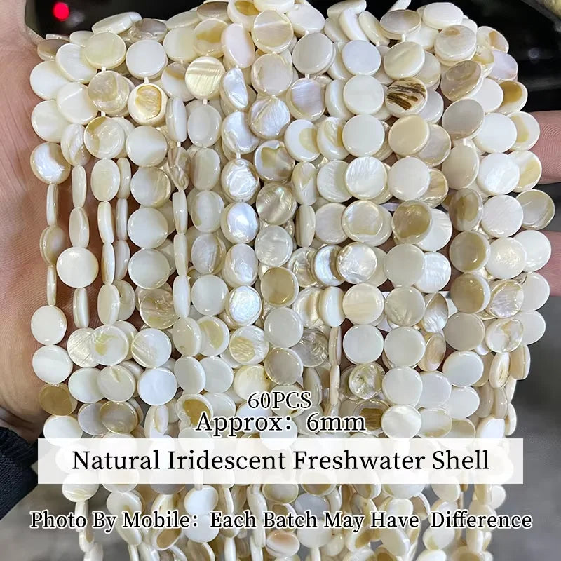 Natural Shell Beads | Irregular Smooth Spacer Beads | DIY Jewelry Making for Necklaces, Bracelets &amp; Earrings