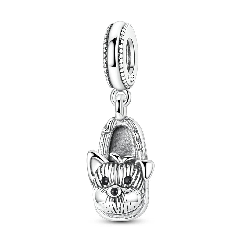 Sterling Silver Bear Family Tree Charm | 925 Charm Bead for Pandora Style Bracelets | Nature Jewelry Gift for Mom, Daughter & Women