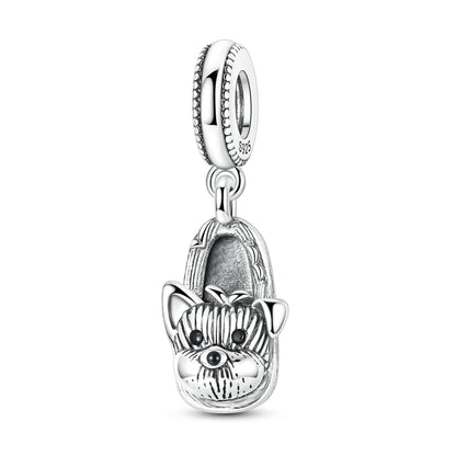 Sterling Silver Bear Family Tree Charm | 925 Charm Bead for Pandora Style Bracelets | Nature Jewelry Gift for Mom, Daughter & Women