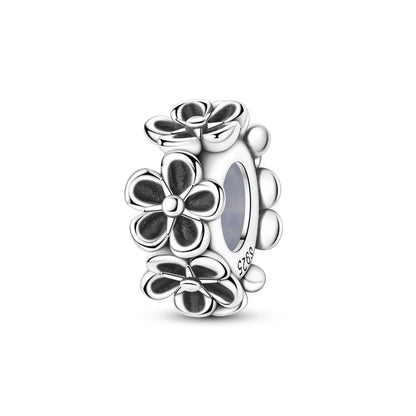 Sterling Silver Bear Family Tree Charm | 925 Charm Bead for Pandora Style Bracelets | Nature Jewelry Gift for Mom, Daughter & Women