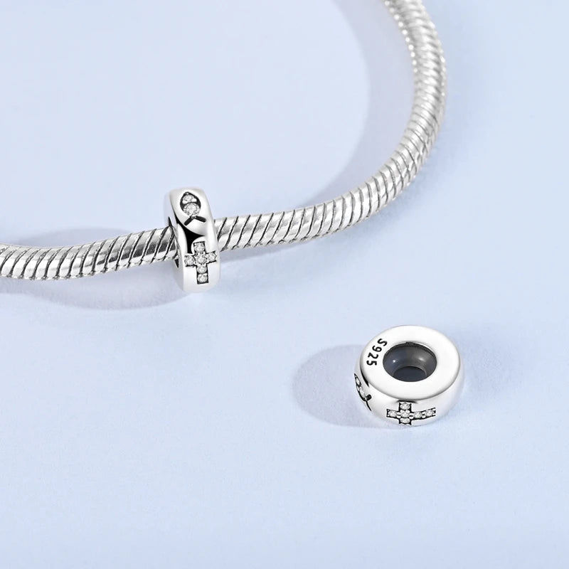 Sterling Silver Bear Family Tree Charm | 925 Charm Bead for Pandora Style Bracelets | Nature Jewelry Gift for Mom, Daughter & Women