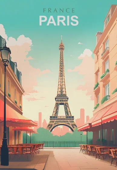 World Travel Cities Posters Prints Rome Japan Paris Travel Landmark Landscape Canvas Painting Wall Art Living Room Home Decor