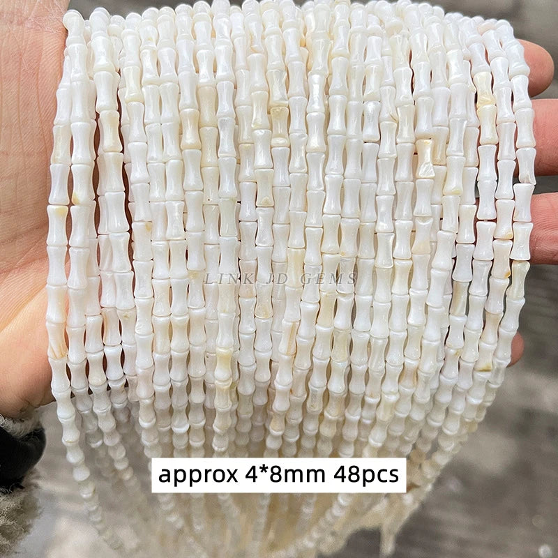 Natural Shell Beads | Irregular Smooth Spacer Beads | DIY Jewelry Making for Necklaces, Bracelets &amp; Earrings