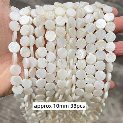 Natural Shell Beads | Irregular Smooth Spacer Beads | DIY Jewelry Making for Necklaces, Bracelets &amp; Earrings