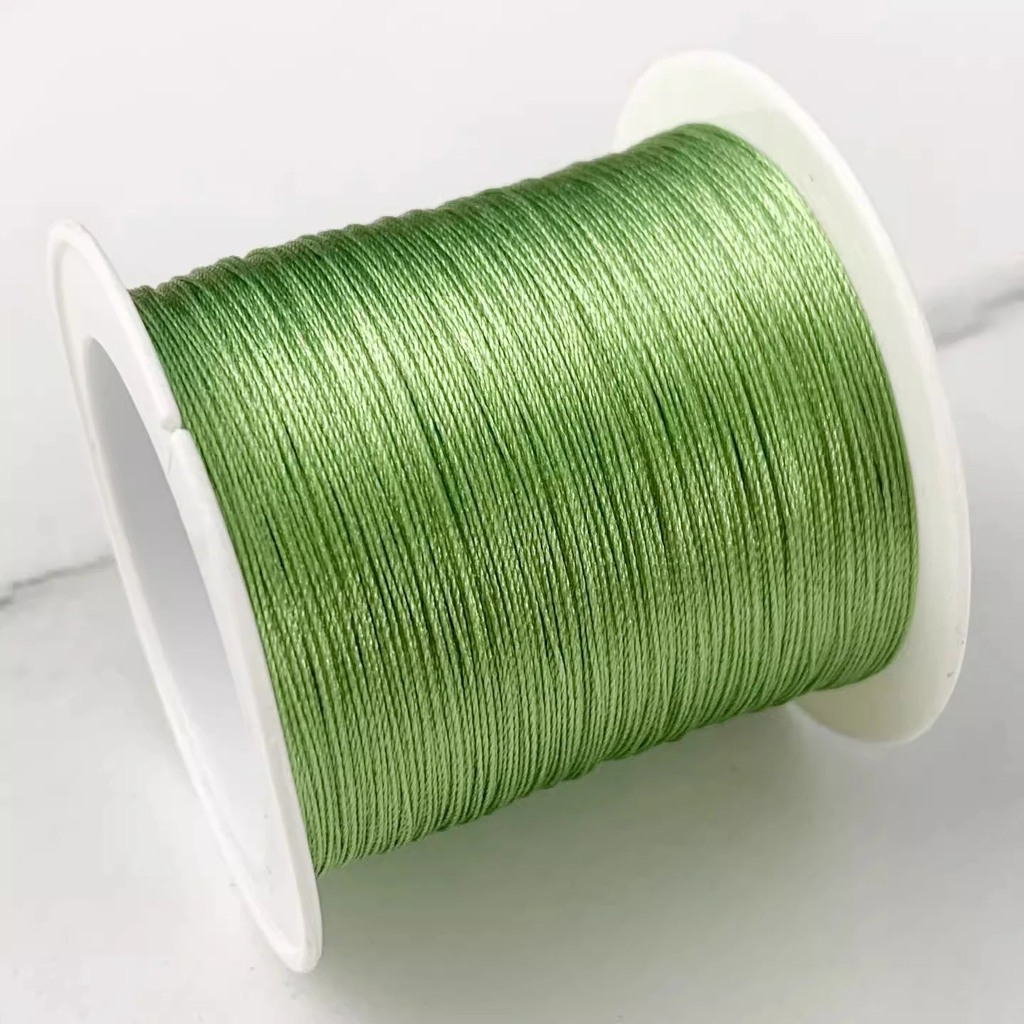 Bracelet Loom Thread 0.3mm | Ice Silk Braided Cord | 80M Jewelry Making Thread for Beading, Weaving & Knotting