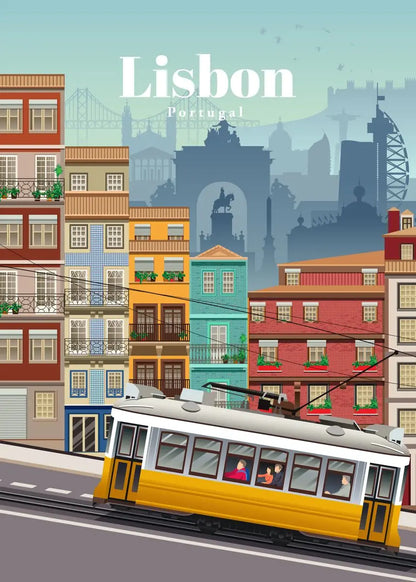 World Famous Tourist Cities Poster Prints London New York City Travel Wall Art Canvas Painting Picture Home Living Room Decor