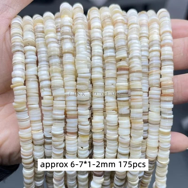 Natural Shell Beads | Irregular Smooth Spacer Beads | DIY Jewelry Making for Necklaces, Bracelets &amp; Earrings