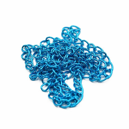 Colorful Metal Jewelry Chain | 2 Meter Link Chain for Necklaces & Bracelets | DIY Jewelry Making & Craft Supplies