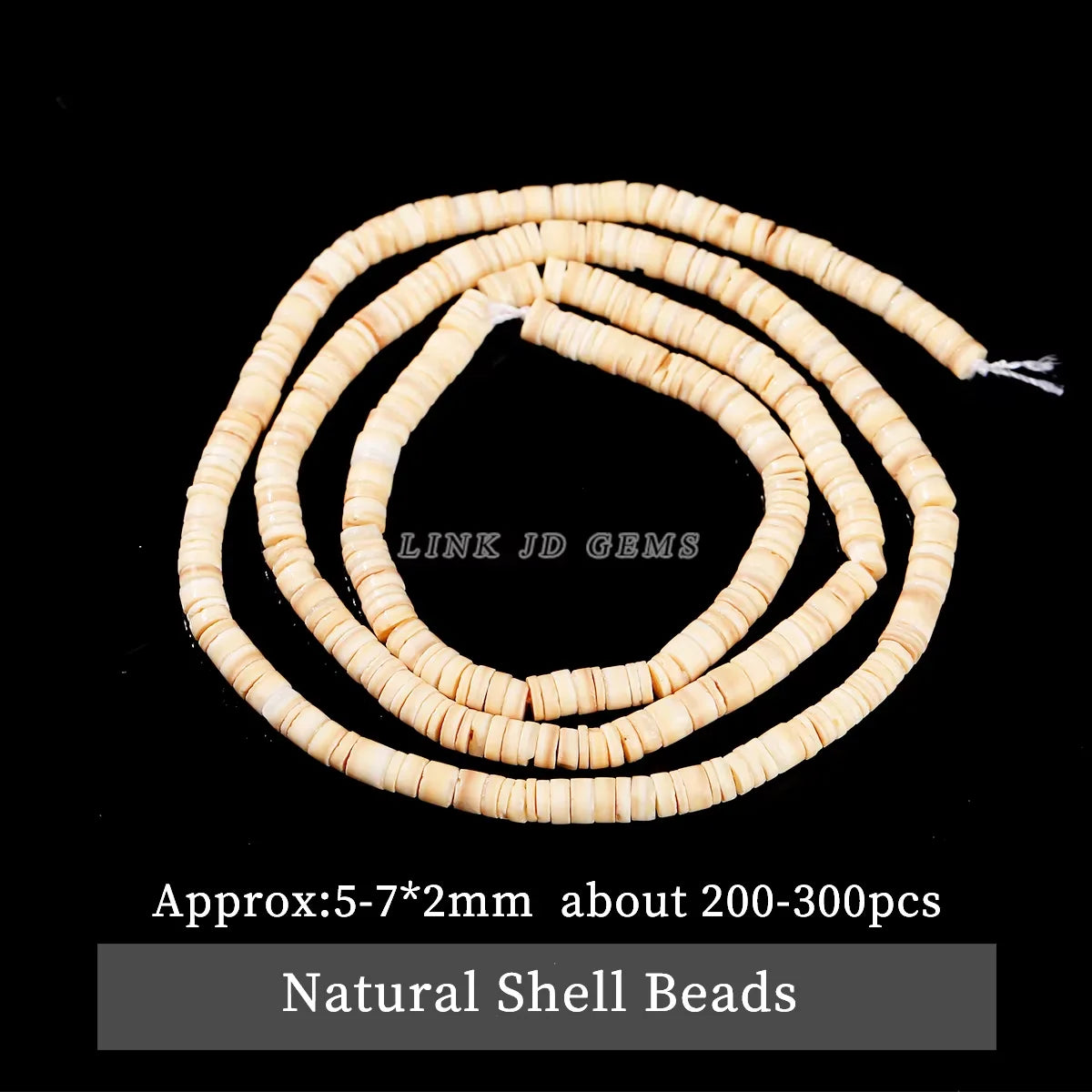 Natural Shell Beads | Irregular Smooth Spacer Beads | DIY Jewelry Making for Necklaces, Bracelets &amp; Earrings