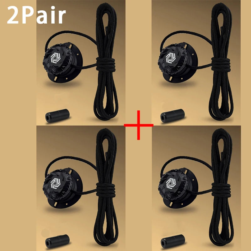 No-Tie Elastic Shoelaces with Lock Buckle | Adjustable Slip-On Laces for Kids & Adults