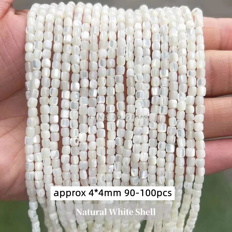 Natural Shell Beads | Irregular Smooth Spacer Beads | DIY Jewelry Making for Necklaces, Bracelets &amp; Earrings