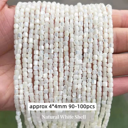 Natural Shell Beads | Irregular Smooth Spacer Beads | DIY Jewelry Making for Necklaces, Bracelets &amp; Earrings