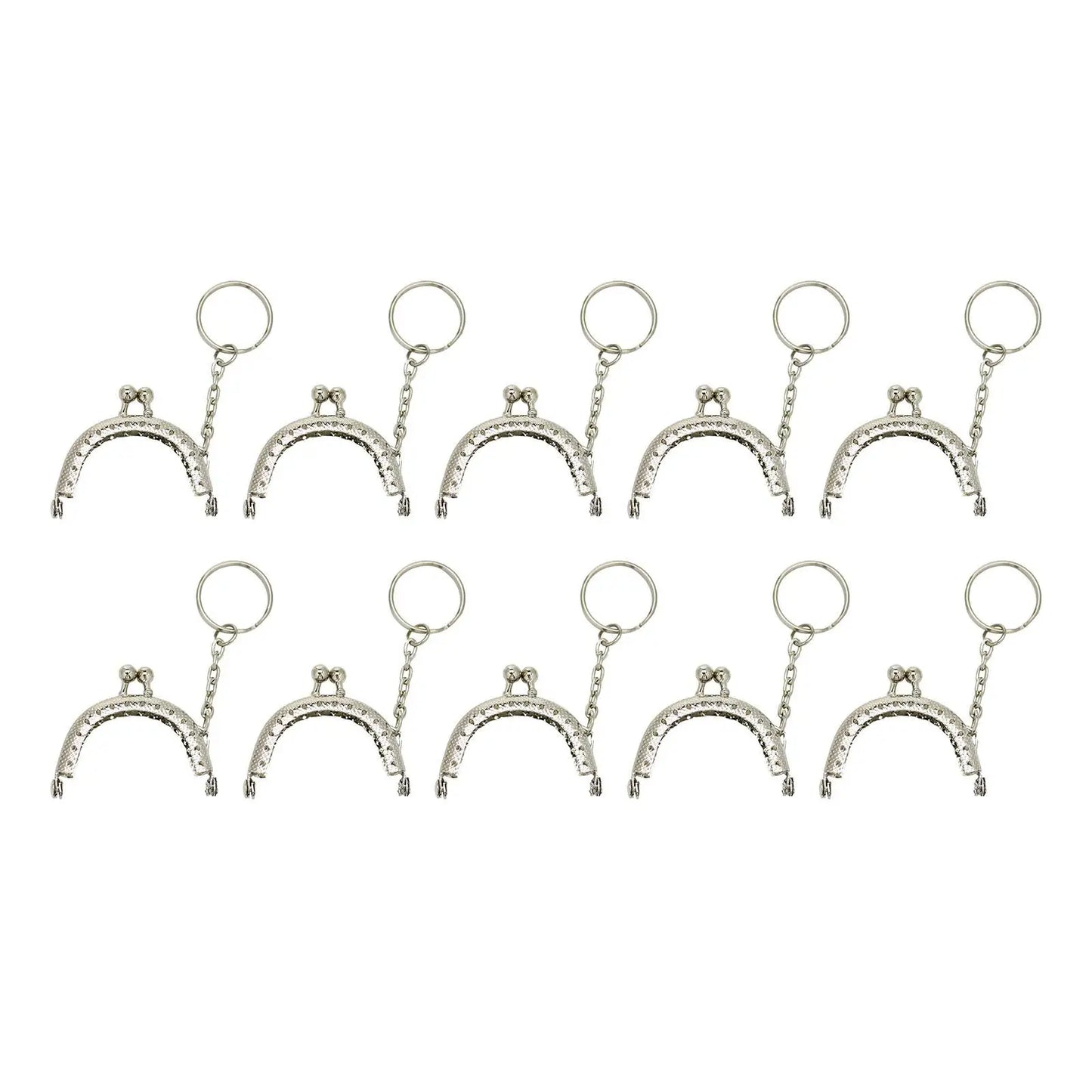 Metal Purse Frame Clasp | 2 Inch Kiss Lock Arch Frame | Coin Purse Hardware for DIY Purse Making, Sewing & Bag Making