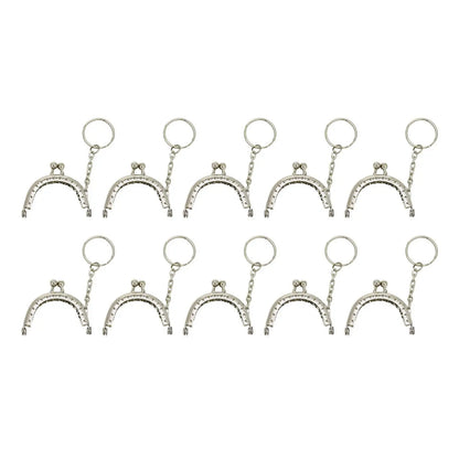 Metal Purse Frame Clasp | 2 Inch Kiss Lock Arch Frame | Coin Purse Hardware for DIY Purse Making, Sewing & Bag Making