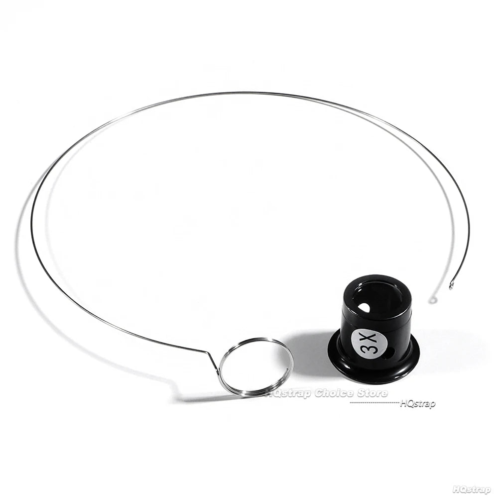 Jeweler Eye Loupe Magnifier | 3X 5X 10X 15X 20X Portable Magnifying Glass for Jewelry Making, Watch Repair & Detail Work