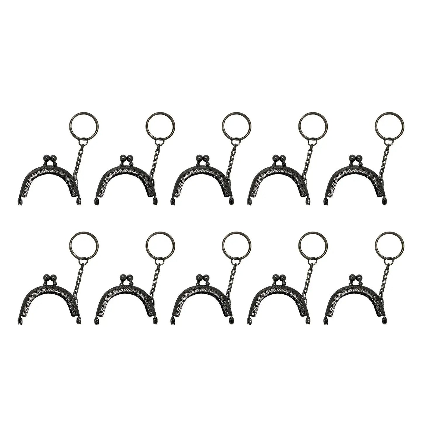 Metal Purse Frame Clasp | 2 Inch Kiss Lock Arch Frame | Coin Purse Hardware for DIY Purse Making, Sewing & Bag Making