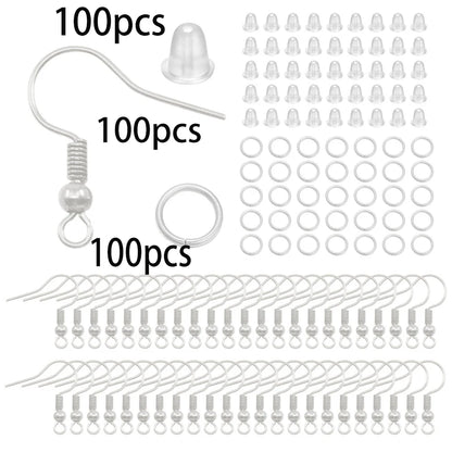 Jewelry Making Kit | Lobster Clasps, Jump Rings & Crimps Set | DIY Bracelet & Necklace Findings (210–400pcs)