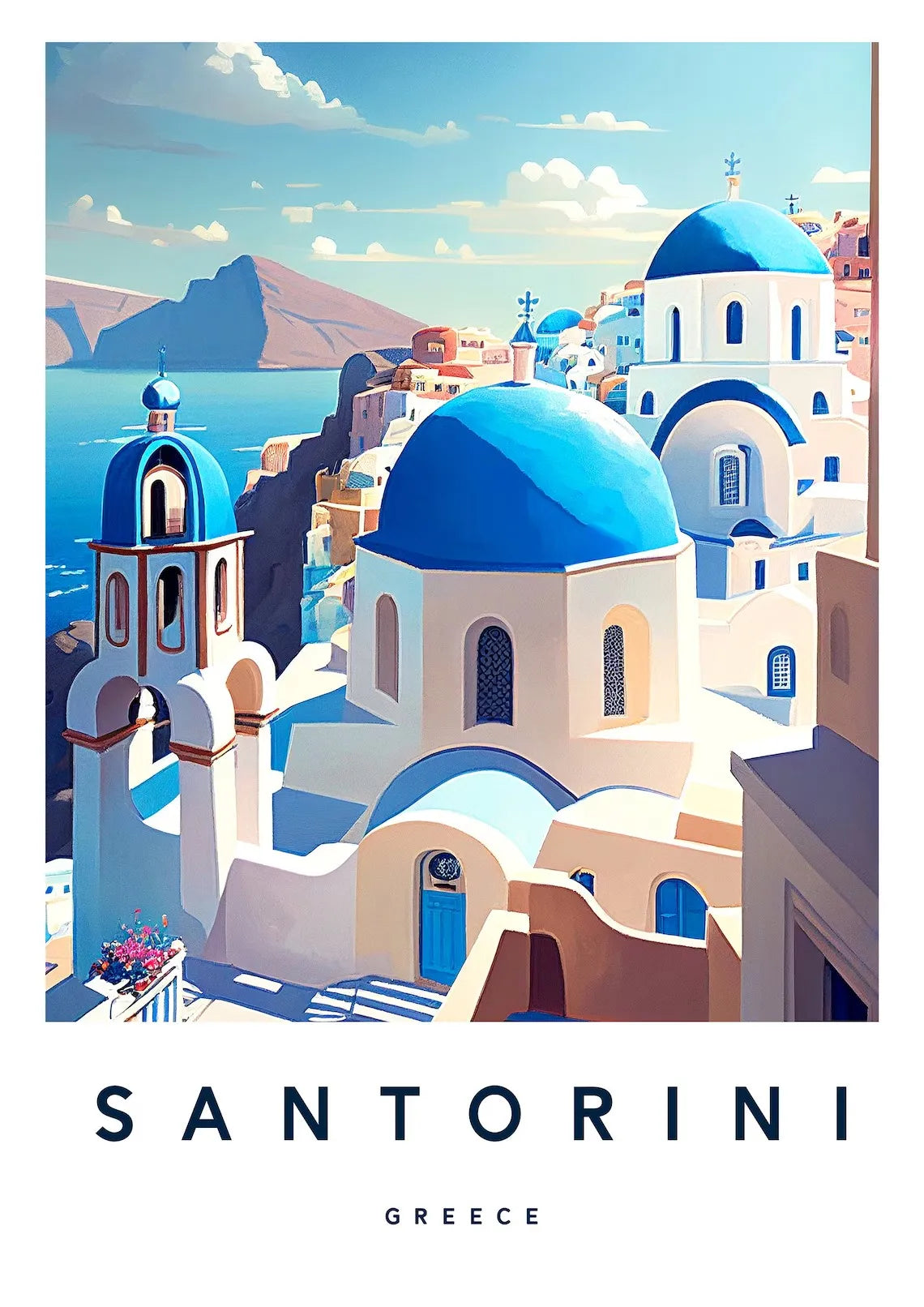 Florence Italy Europe TraveI City Landscape Poster Amalfi Rome Tuscany Sardinia Canvas Print Painting Wall Art Office Home Decor