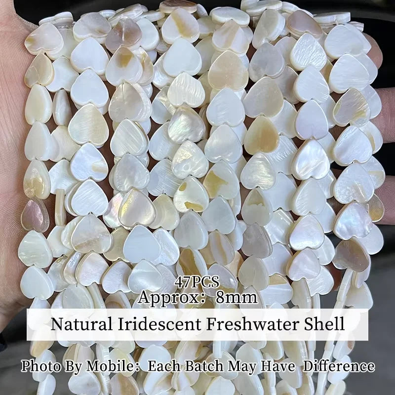 Natural Shell Beads | Irregular Smooth Spacer Beads | DIY Jewelry Making for Necklaces, Bracelets &amp; Earrings