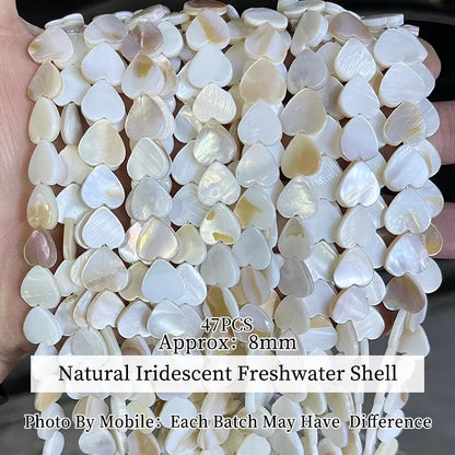 Natural Shell Beads | Irregular Smooth Spacer Beads | DIY Jewelry Making for Necklaces, Bracelets &amp; Earrings