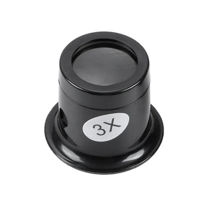 Jeweler Eye Loupe Magnifier | 3X 5X 10X 15X 20X Portable Magnifying Glass for Jewelry Making, Watch Repair & Detail Work