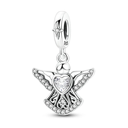 Sterling Silver Bear Family Tree Charm | 925 Charm Bead for Pandora Style Bracelets | Nature Jewelry Gift for Mom, Daughter & Women