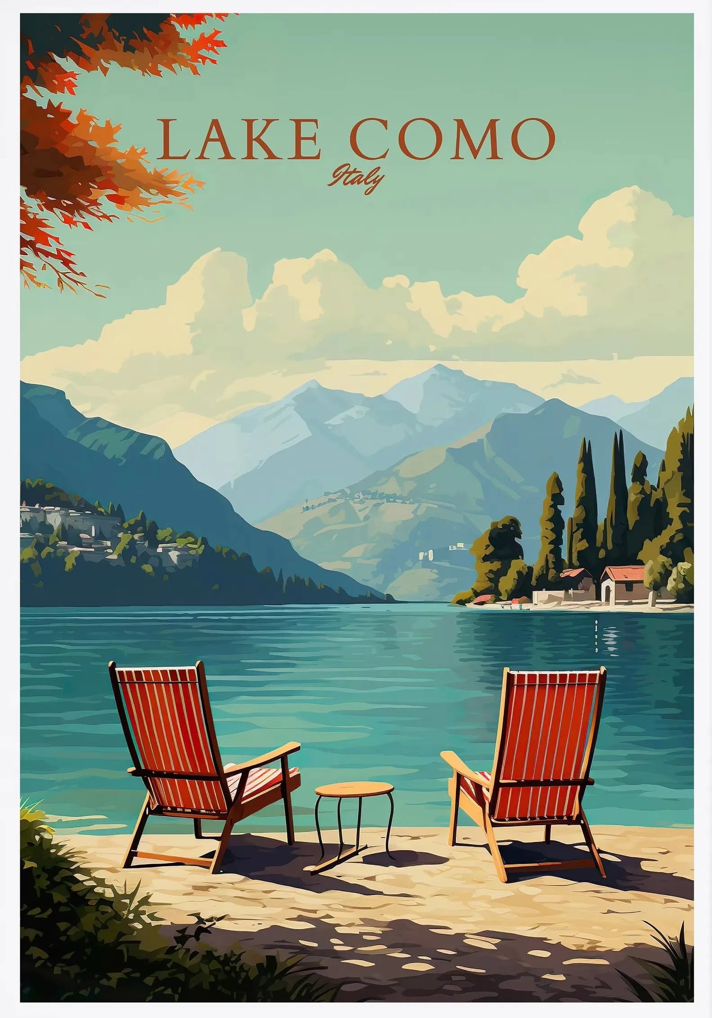 Italy City Travel Poster Paris Rome Milan Tuscany Venice Sardinia Canvas Painting Wall Art Picture for Living Room Home Decor