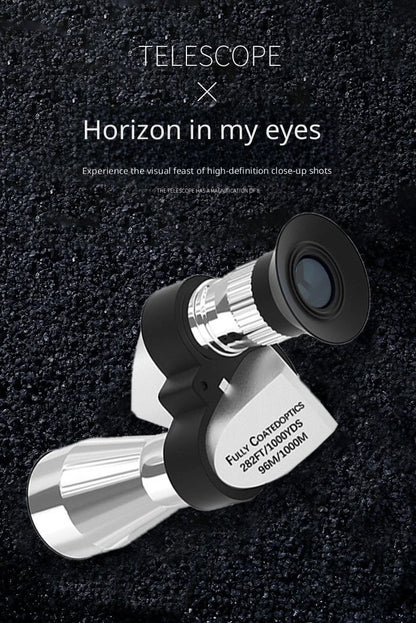 Portable high-definition monocular telescope with high magnification zoom, hunting, camping, mountaineering, outdoor fishing
