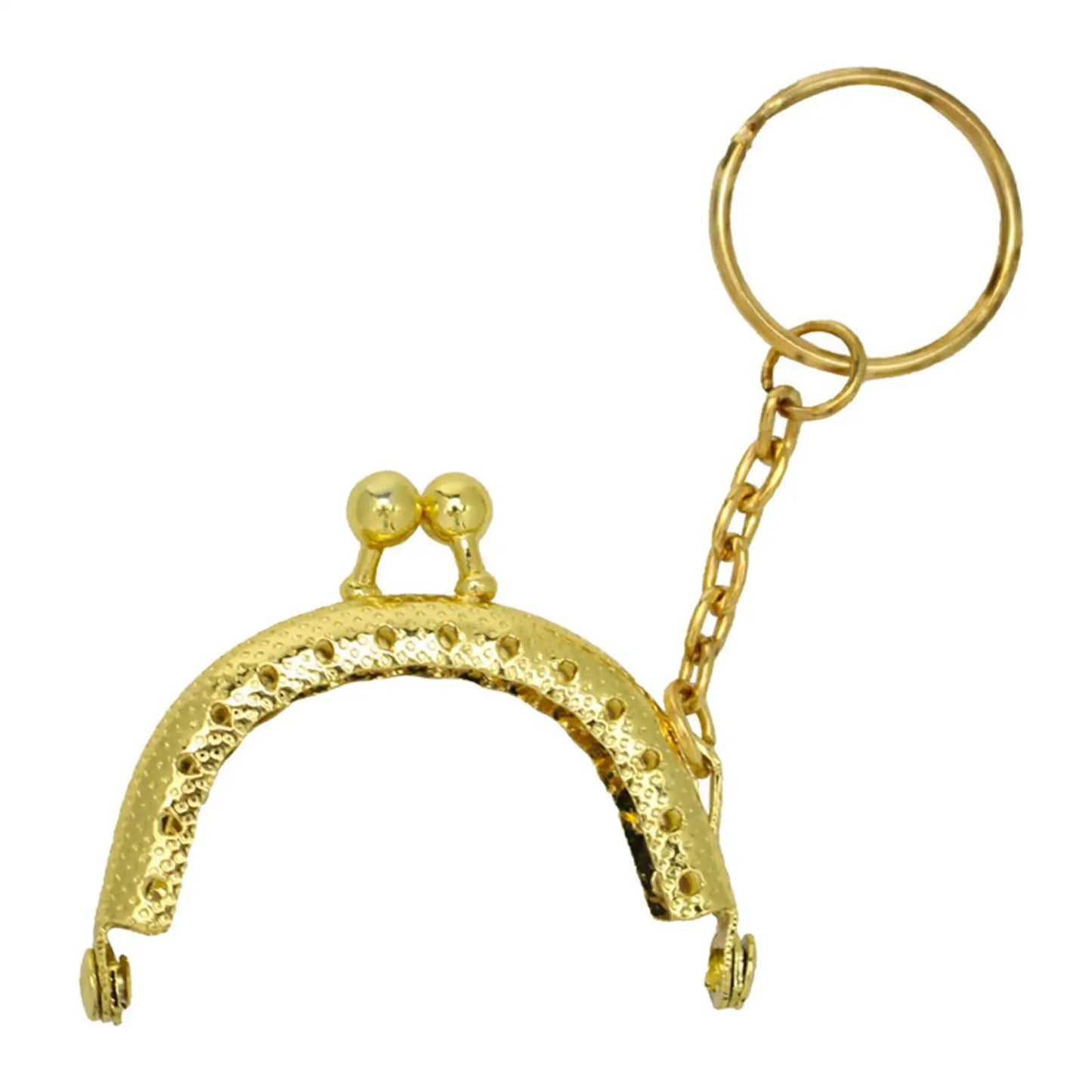 Metal Purse Frame Clasp | 2 Inch Kiss Lock Arch Frame | Coin Purse Hardware for DIY Purse Making, Sewing & Bag Making