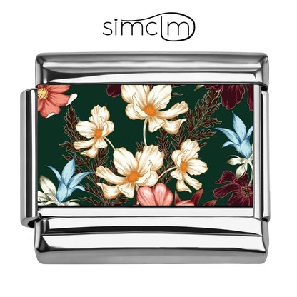 9mm Flower Charms for Jewelry Making | Assorted Floral Bracelet Charms | DIY Jewelry Making Supplies | Metal Charm Links