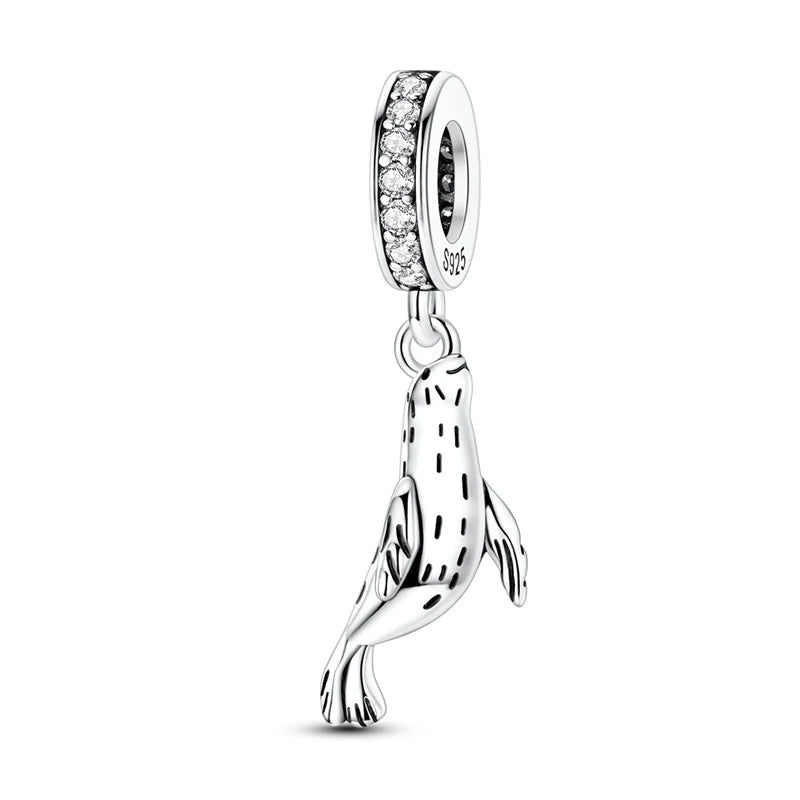 Sterling Silver Bear Family Tree Charm | 925 Charm Bead for Pandora Style Bracelets | Nature Jewelry Gift for Mom, Daughter & Women