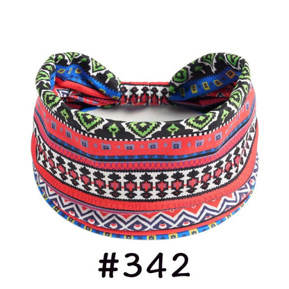 Boho Headbands for Women | Wide Knotted Stretch Hair Wraps for Yoga, Travel & Everyday Wear