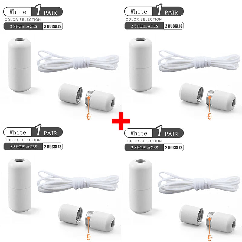 Premium No-Tie Shoelaces 39 inch| Durable Replacement Shoe Laces for Sneakers, Boots & Casual Shoes