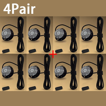 No-Tie Elastic Shoelaces with Lock Buckle | Adjustable Slip-On Laces for Kids & Adults