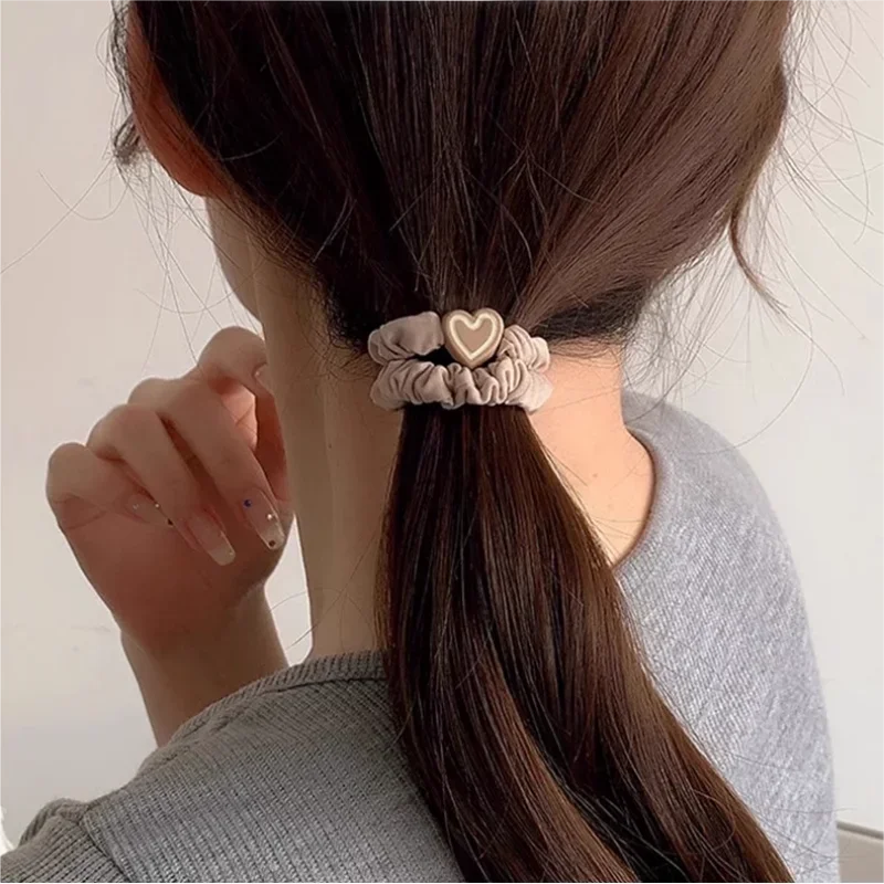 Neutral Boho Hair Ties for Women | Soft Stretch Hair Bands & Wrist Accessories | 10-Piece Everyday Collection