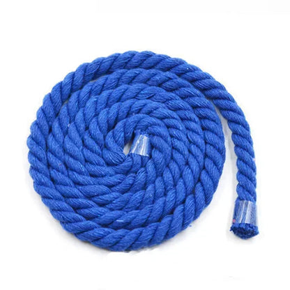 100% Cotton Macrame Rope Cord | 3-Strand Twisted Craft Rope | 5M Thick Cotton Cord 5–20mm | Bag Making & Home Decor DIY Supply