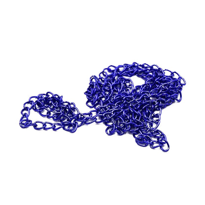 Colorful Metal Jewelry Chain | 2 Meter Link Chain for Necklaces & Bracelets | DIY Jewelry Making & Craft Supplies