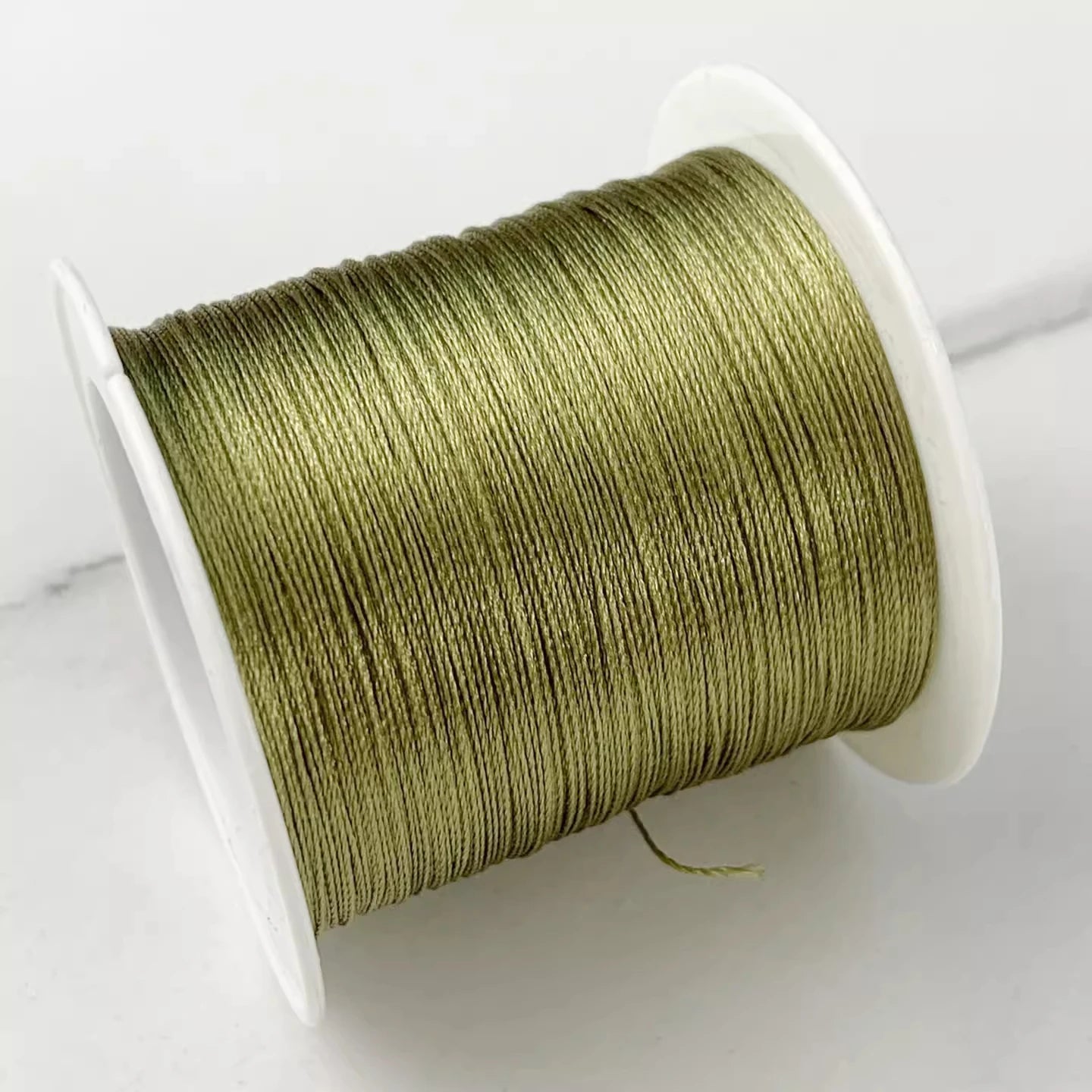 Bracelet Loom Thread 0.3mm | Ice Silk Braided Cord | 80M Jewelry Making Thread for Beading, Weaving & Knotting