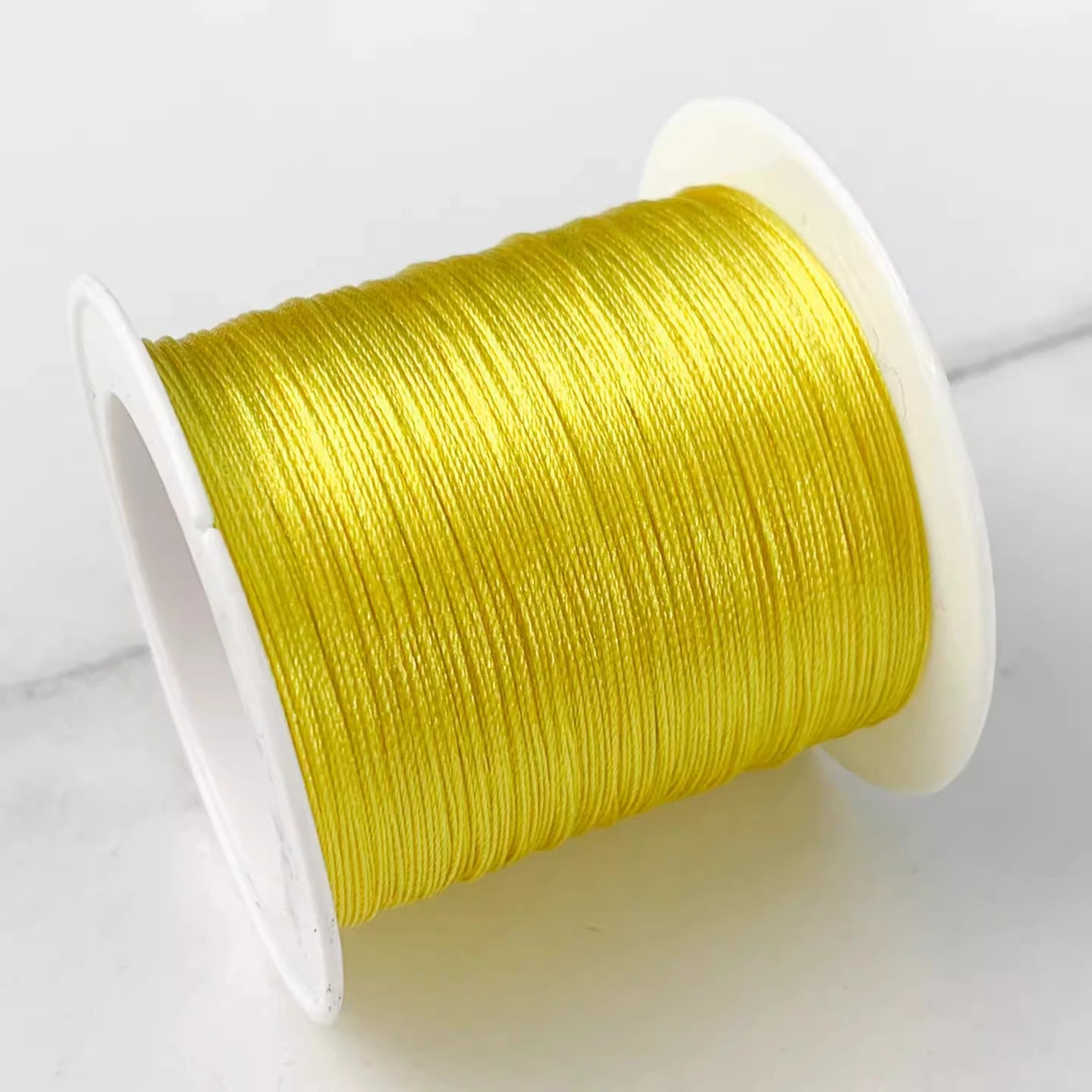 Bracelet Loom Thread 0.3mm | Ice Silk Braided Cord | 80M Jewelry Making Thread for Beading, Weaving & Knotting
