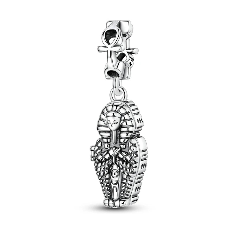 Sterling Silver Bear Family Tree Charm | 925 Charm Bead for Pandora Style Bracelets | Nature Jewelry Gift for Mom, Daughter & Women
