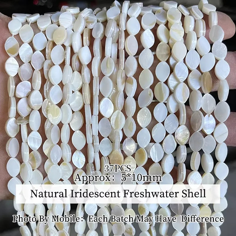 Natural Shell Beads | Irregular Smooth Spacer Beads | DIY Jewelry Making for Necklaces, Bracelets &amp; Earrings
