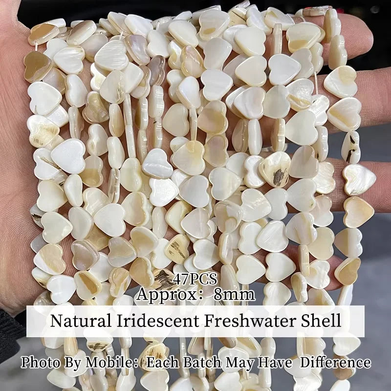 Natural Shell Beads | Irregular Smooth Spacer Beads | DIY Jewelry Making for Necklaces, Bracelets &amp; Earrings