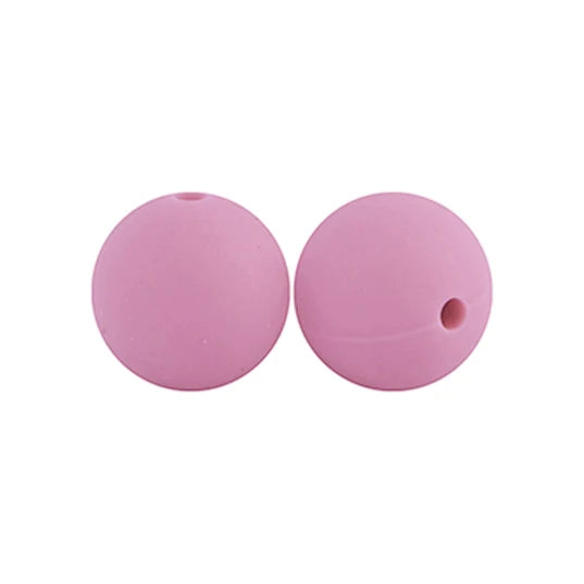 15mm Printed Silicone Beads | Mixed Round Focal Beads | DIY Pens, Keychains, Badge Reels & Jewelry Making Supplies