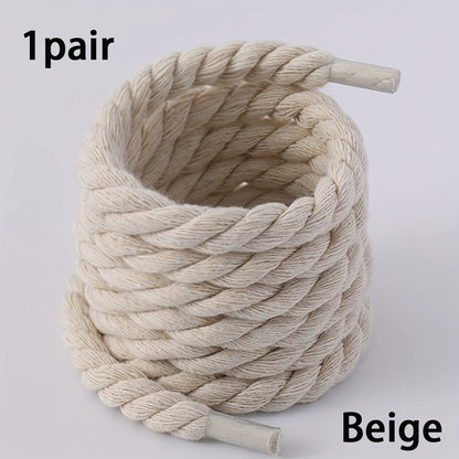 Beige rope coiled on a white background with '1pair' and 'Beige' text.