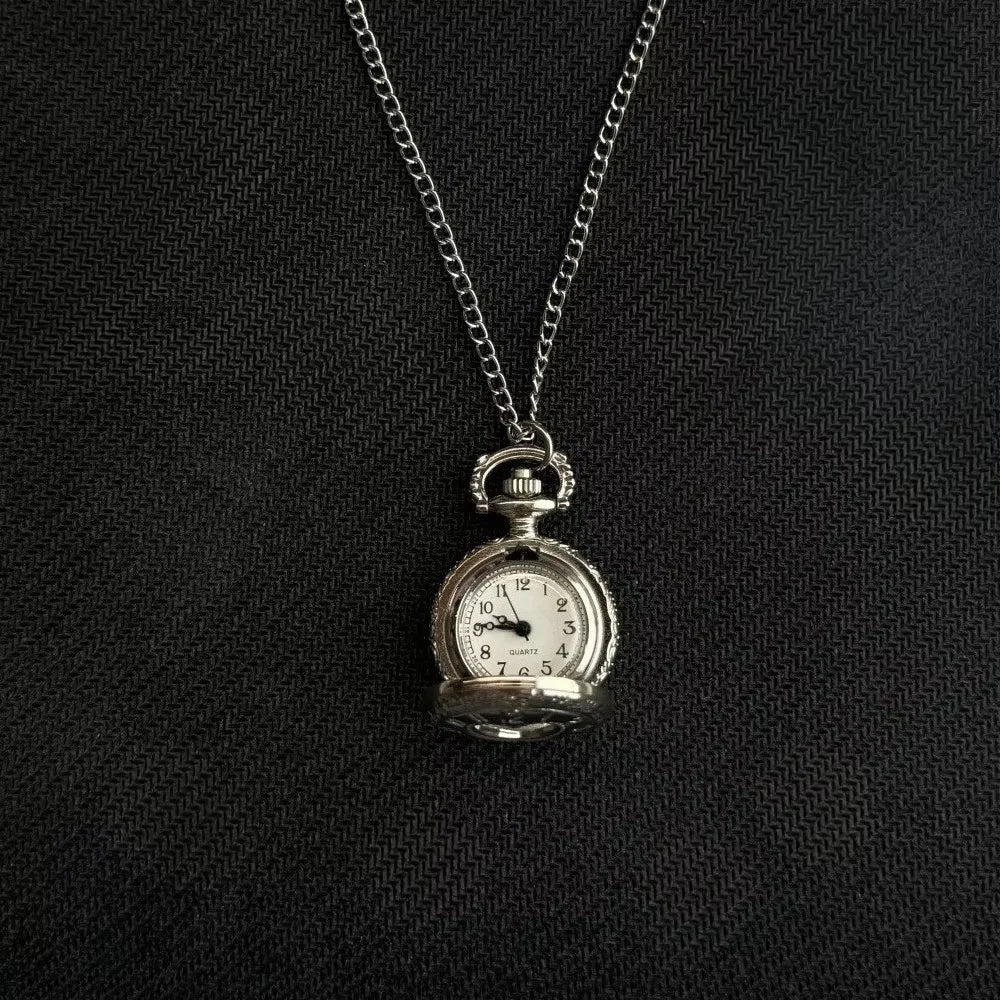 Heart Watch Bag Charm | Functional Clock Keychain | Purse & Backpack Charm with Heart, Key & Crystal Accents