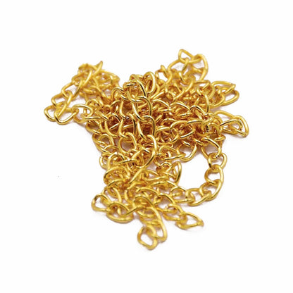 Colorful Metal Jewelry Chain | 2 Meter Link Chain for Necklaces & Bracelets | DIY Jewelry Making & Craft Supplies