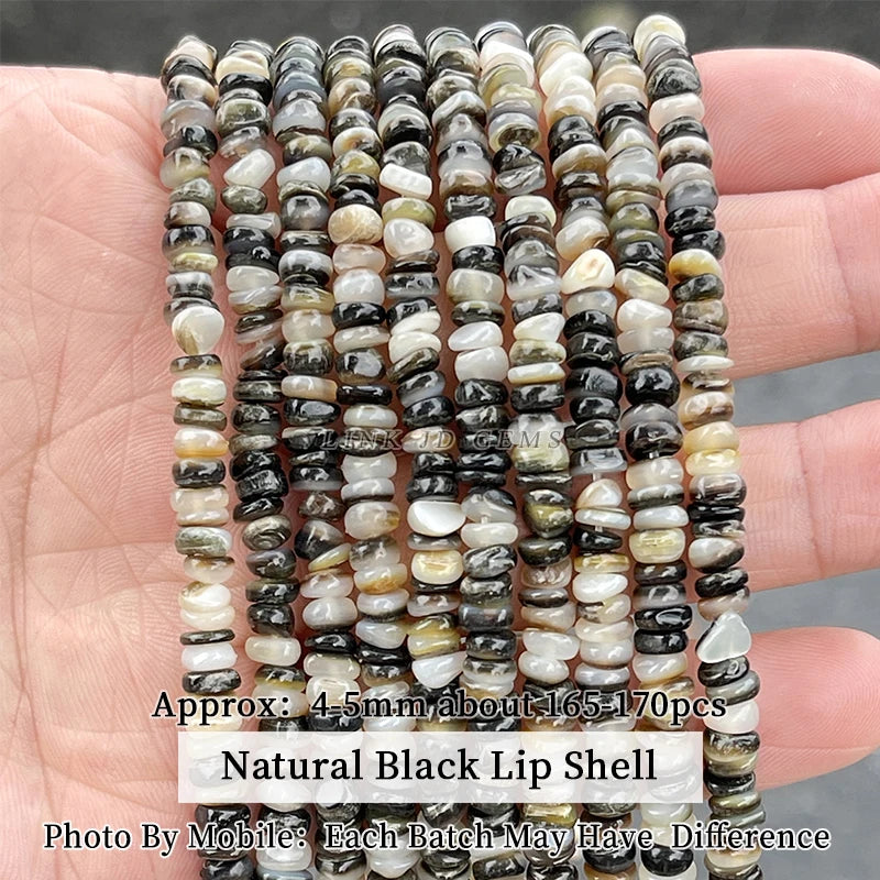 Natural Shell Beads | Irregular Smooth Spacer Beads | DIY Jewelry Making for Necklaces, Bracelets &amp; Earrings