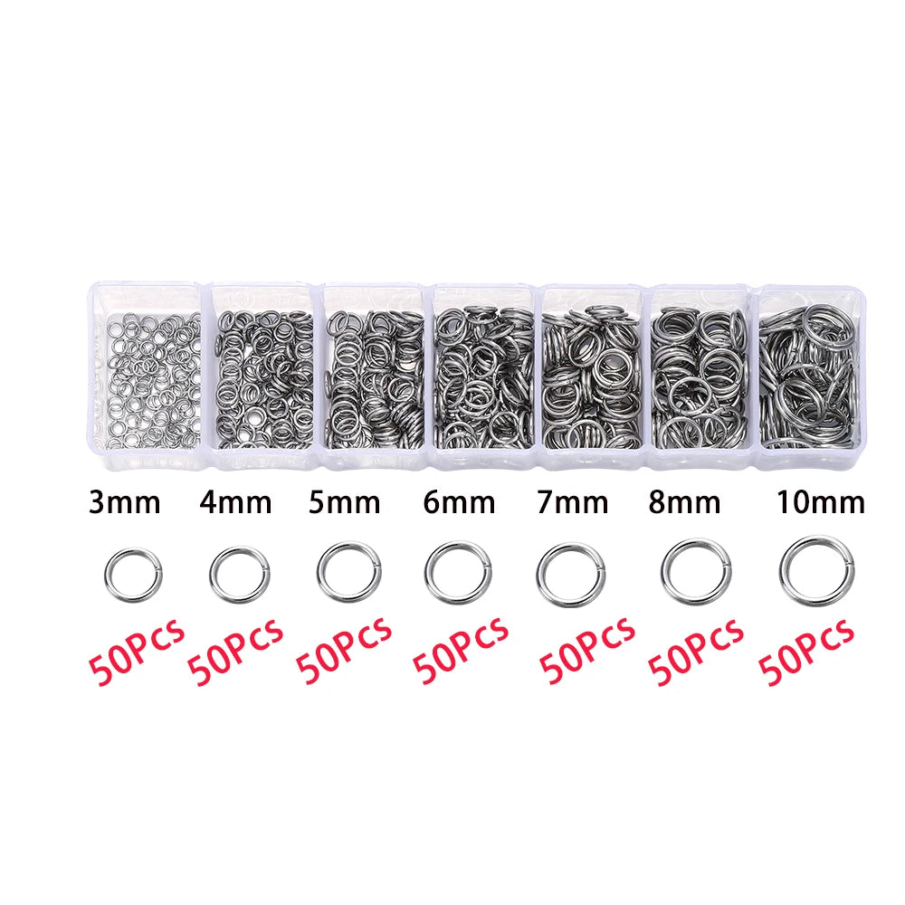 Jewelry Making Kit | Lobster Clasps, Jump Rings & Crimps Set | DIY Bracelet & Necklace Findings (210–400pcs)
