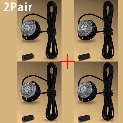 No-Tie Elastic Shoelaces with Lock Buckle | Adjustable Slip-On Laces for Kids & Adults